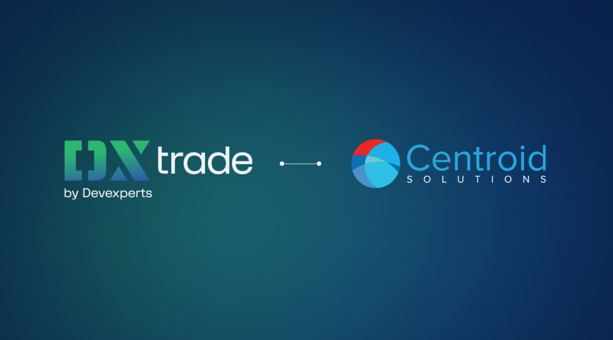 DXtrade and Centroid Solutions logos